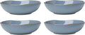 Oneida 899209 Organic Shades Blue Pasta Bowls, Set Of 4, Service For 4
