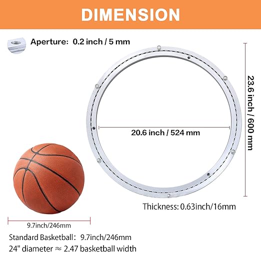 TamBee 24 Inch Lazy Susan Heavy-Duty Mute Bearing Turntable Ring Hardware Lazy Susan Hardware Lazy Susan Bearing Lazy Susan Parts Lazy Susan Mechanism Lazy Susan Kit Lazy Susan Base Only