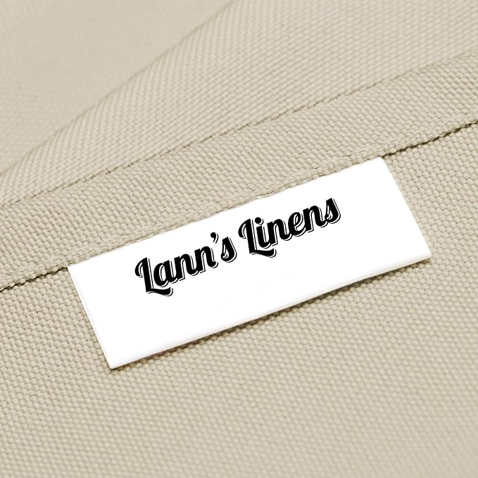 Lann's Linens - 120" Round Premium Tablecloth for Wedding/Banquet/Restaurant - Polyester Fabric Table Cloth - Beige