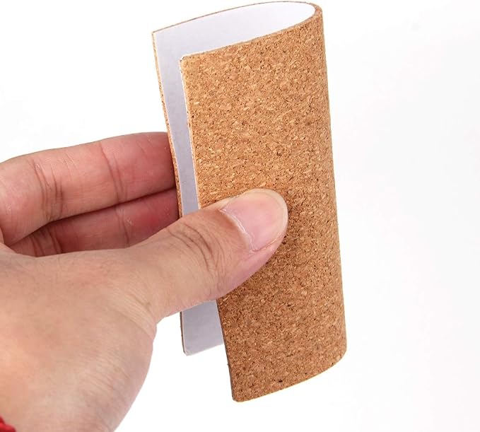 220 Pack Self Adhesive Cork Squares and Round DIY Adhesive Cork Board for Coasters and DIY Crafts