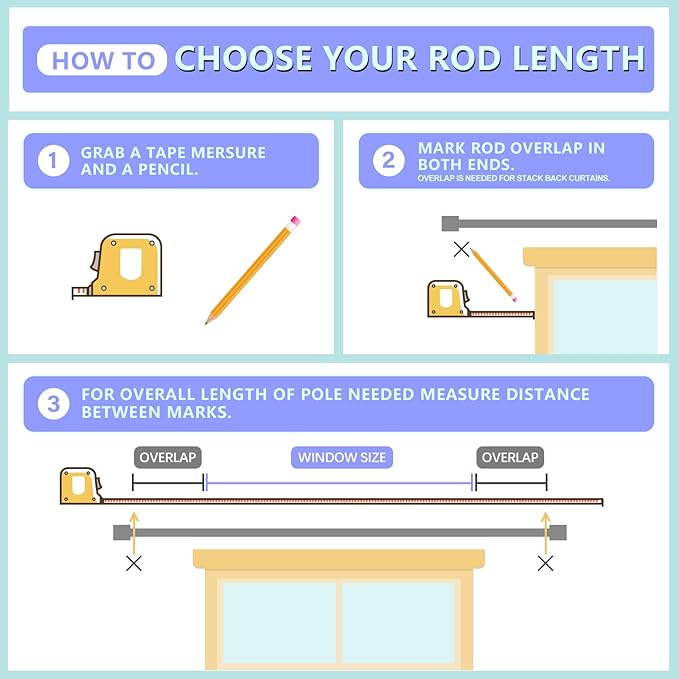 Curtain Rods for Windows 16 to 120 Inches Adjustable Length 1 Inch Diameter Window Curtain Rod with Aluminium Finials, Flash Gold