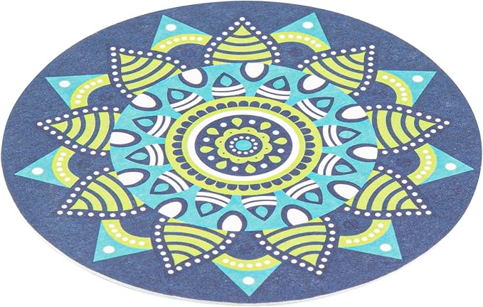 Restaurantware Super Absorbent Coasters 480 Case 4 Inch Assorted Paper Bar Coasters High-Density Pulpboard Beverage Coasters Moisture-Absorbing Durable Drink Coasters - Assorted Designs