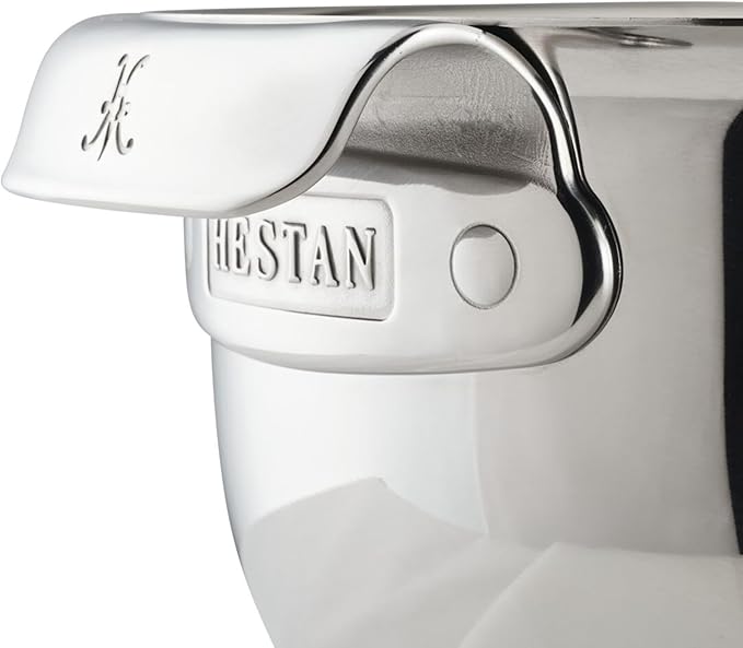 Hestan Provisions – 3-Piece Stainless Steel Mixing Bowl Set – 1.5qt, 3qt, and 4.75qt, Nesting Design