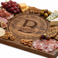 Personalized Engagement Gifts or Wedding Gifts for Couples - Custom Cutting Board Gifts for Anniversary, Unique Holiday Gift, Familiy Gift, Premium Handmade Wood Gift, or Newlywed Gift