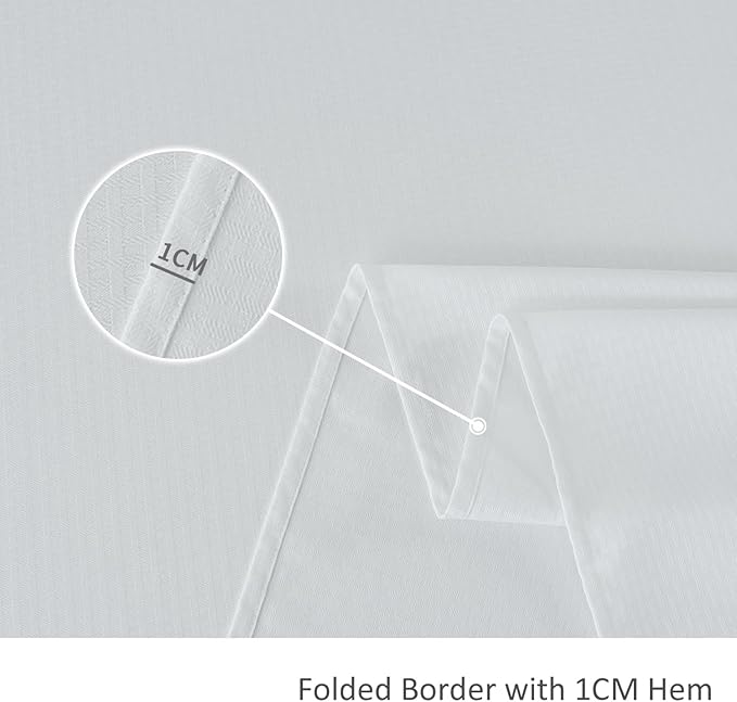 maxmill Weaved Texture Rectangle Tablecloth Water Resistant Wrinkle Free Spill-Proof, Soft Table Cloth for Dining Room Decoration, Banquet Parties Event Holiday Dinner, 60 x 84 Inch White