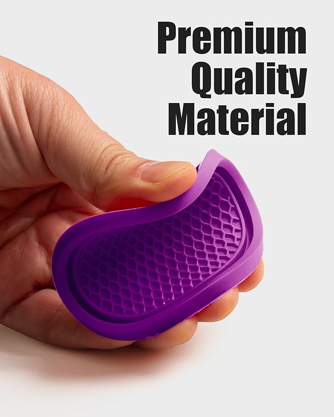 4 Pack Car Cup Coasters, Universal Non-Slip Silicone Cup Holder Inserts, Car Interior Accessories, Purple