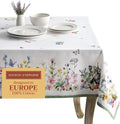 Maison d' Hermine Table Cloth Rectangle Table 100% Cotton 70 x 120 Inches Tablecloth Reusable Decorative for Dining Room Farmhouse Home Valentines Day Decorations Spring Summer - Printemps