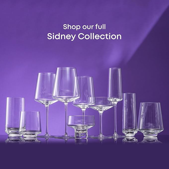 JoyJolt Sidney Double Old Fashioned Glasses Set of 4 | 11.5 oz Rocks Whiskey Glasses for Bourbon Scotch Cocktail Cognac Vodka | Home Bar Lowball Glass Tumblers | Premium Crystal Barware Made in Europe
