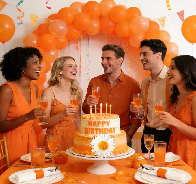 Germiwipe 500 Pcs Orange Self-Adhesive Paper Napkin Bands - Disposable Napkin Rings for Silverware Wraps, Ideal for Restaurants, Weddings, Parties & Catering Events