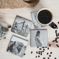 Blue Ridge Mountain Gifts - Custom Coasters Printed with Your Photos, Mothers's Day Present, Thoughtful Keepsake for New Mom, New Mom and Dad Gift of Newborn Photoshoot, Personalized Slate Coasters