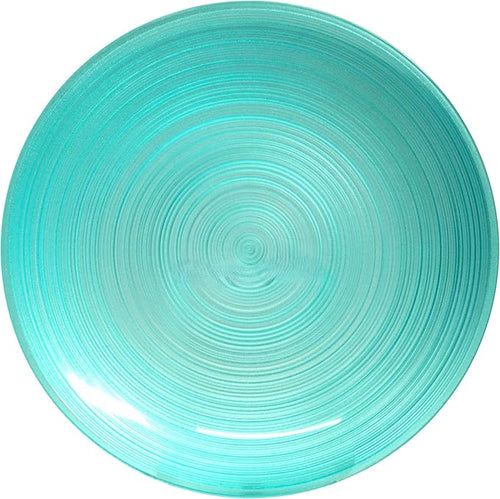 " OCCASIONS " 240 Plates Pack,(120 Guests) Premium Wedding Party Disposable Plastic Plates Set -120 x 10'' Dinner + 120 x 7'' Salad/Dessert (Belize, Aqua)