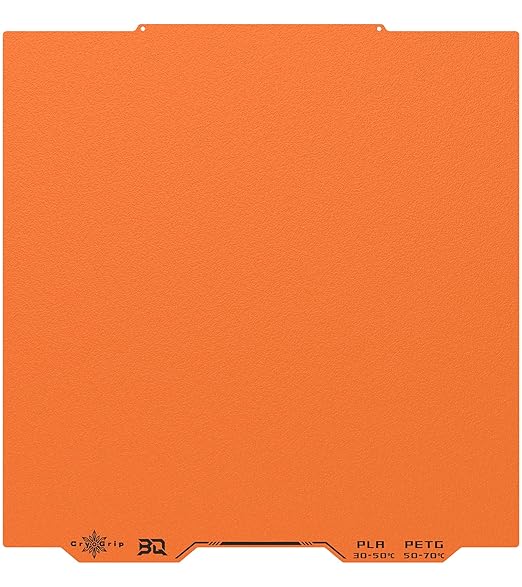BIQU Cryogrip Pro Frostbite Matte Orange Cold Build Plate for Prusa XL 3D Printer 365x380.75MM Double-Sided Upgrade Room Temperature Print Removable Surface Platform