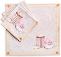 Maison d' Hermine Napkins 100% Combed Cotton Premium Set of 4 Decorative Cloth Napkin Washable Dinner Napkins for Holiday, Dinner, Wedding, Restaurant & Dining - Pastries (20”x20”)