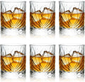 11 OZ Premium Whiskey Glasses (6-Piece) - Old Fashioned Glassware, Exquisite Craftsmanship for Scotch, Bourbon, Rum & Cocktails, Ideal for Self-Use or Gift for Whiskey Enthusiasts