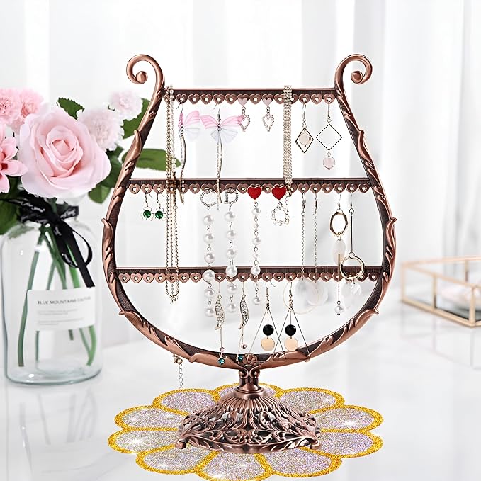 Washable Waterproof Diamond Circle Placemats for Round Tablescape Decor for Dinner and Kitchen Bling Placemats for Weddings & Special Events-4 PCS (Yellow)