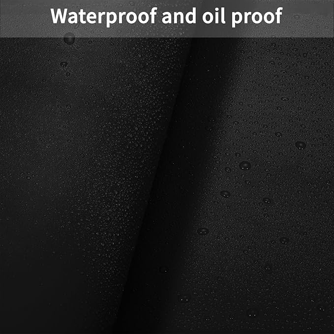 Leather Table Cover,1.8mm Thick,54x98 Inch Table Protector,Table Protector for Dining Room Table,Dining Table Cover,Table Cover Protector,Kitchen Table Cover(Black+Wine Red,54x98)