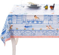 Maison d' Hermine Table Cloth Rectangle Table 100% Cotton 70 x 108 Inches Tablecloth Reusable Decorative for Dining Room Farmhouse Home Valentines Day Decorations Spring Summer - Amsterdam Canals