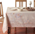 Maison d' Hermine Premium Table Cloth Square Table 100% Combed Cotton 70 x 70 Inches Tablecloth Reusable Decorative for Dining Room, Farmhouse, Home, Party, Festive & Wedding - Society Florals