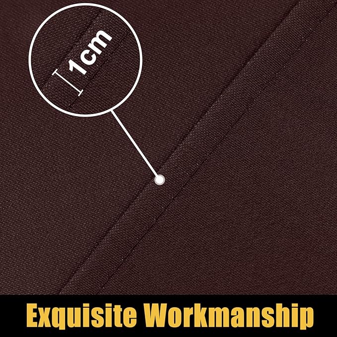Smiry Rectangle Picnic Table Cloth, Waterproof Elastic Fitted Tablecloths for 4 Foot Tables, Washable Polyester Table Cover for Camping, Indoor and Outdoor (Coffee, 30"x48")
