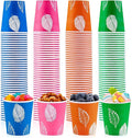 500 Pack 5oz Disposable Paper Cups, Small Disposable Cups, Colorful Small Mouthwash Cups, Mini Paper Cups for Parties, Picnics, Barbecues, Travel and Events