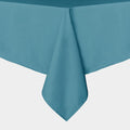sancua Rectangle Tablecloth - 54 x 78 Inch - Stain and Wrinkle Resistant Washable Polyester Table Cloth, Decorative Fabric Table Cover for Dining Tables, Buffet Parties and Camping, Teal