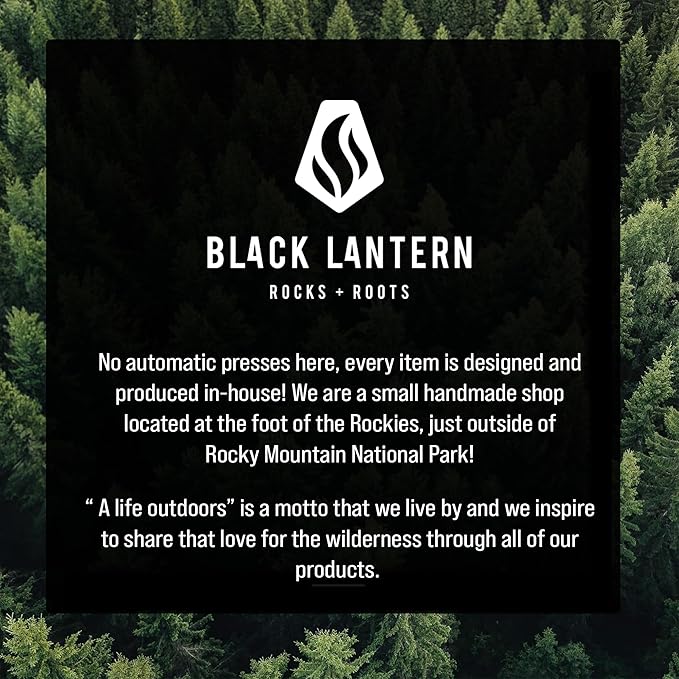 Black Lantern Nature Guitar Whiskey Glasses – Set of 2 Premium 11oz Rocks Tumblers with Hand-Printed Forest Guitar Artwork – Heavy-Base Old Fashioned Glasses for Bourbon, Scotch & Cocktails