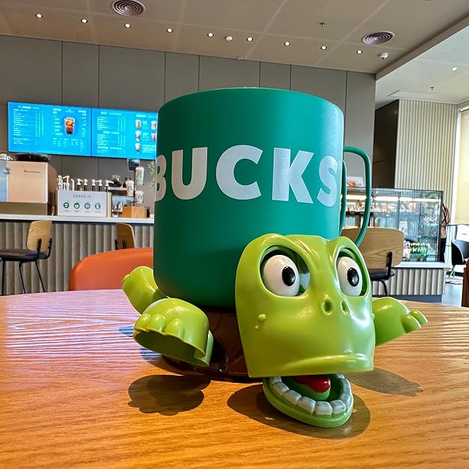 XYG® Turtle Coaster, 3D Printed Turtle Cup Holderwith Interactive Expression, Funny Tea Coasters, Insulated Drink Mat for Coffee & Wine Glasses, Kitchen Accessories & Home Decor (Light Green)