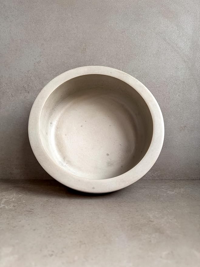 Minimalist Concrete Bowl, Heavy Modern Bowl, Catch All Dish, Large Cement Bowl, Contemporary Bowl, Centerpiece Decor, Decorative Bowl (11.5")