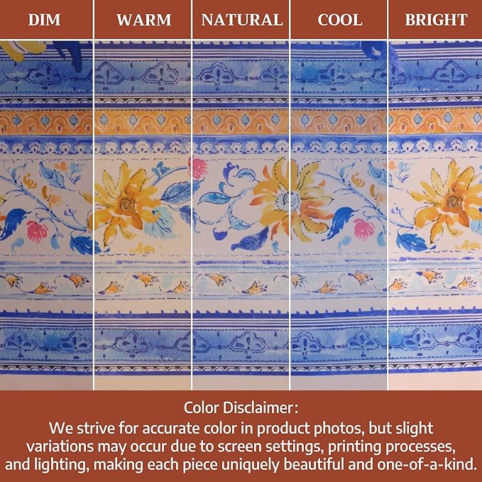 Maison d' Hermine Table Cloth Rectangle Table 100% Cotton 60 x 120 Inches Tablecloth Reusable Decorative for Dining Room Farmhouse Home Valentines Day Decorations Spring Summer - Girassol
