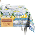 Maison d' Hermine Table Cloth Square Table 100% Cotton 60 x 60 Inches Tablecloth Reusable Decorative for Dining Room Farmhouse Home Valentines Day Decorations Spring Summer - Citrus