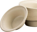 Durable, Biodegradable, Leak-Proof, 11.5 oz Disposable Bowls 200 Pack. Plant-Based Gluten Free Compostable Wheatstraw Fiber Container, Eco-Friendly, Microwavable and Safe for Hot, Cold or Pet Foods.