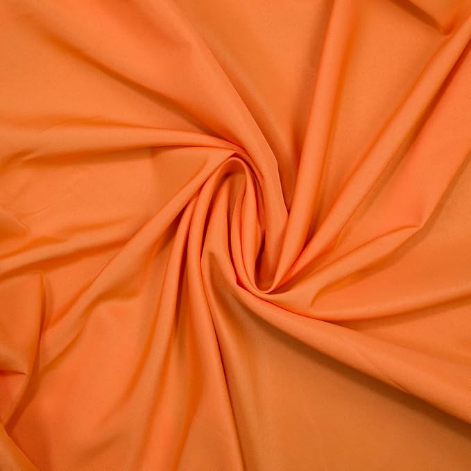 Gee Di Moda Round Tablecloth - 70 Inch Orange Round Table Cloth for 24 to 48 Inch Round Tables - Heavy Duty Washable Fabric - for Buffet Table, Holiday Party, Dinner, Wedding & Baby Shower