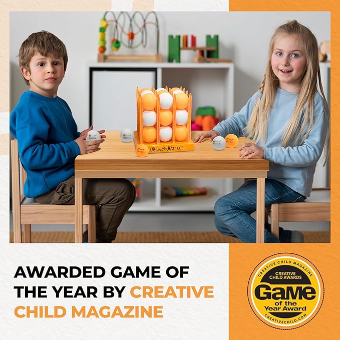 Tournament Edition – Wood Game Set with 36 Battle Cards – Fast-Paced Family & Party Game of Strategy, Skill & Chance – Fun Gift for Kids, Teens & Adults