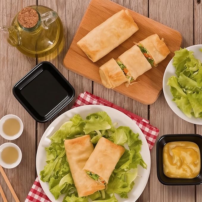 24 Pcs Dipping Sauce Bowls, 3 oz Small Sauce Bowls, Dish for Ketchup, Vinegar, Sushi, BBQ and Party Dinner