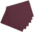 Calicot Placemats Set of 6 100% Cotton Washable Cloth Place Mats, Reusable Table Mats for Spring/Summer & Thanksgiving Christmas Decorations Kitchen Dining Party Wedding (Rouge Brown, 13" x 19")