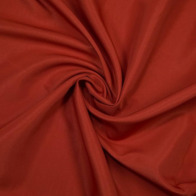 Gee Di Moda Round Tablecloth - 108 Inch Burnt Orange Round Table Cloth for 48 to 72 Inch Round Tables - Heavy Duty Washable Fabric - for Buffet Table, Holiday Party, Dinner, Wedding & Baby Shower