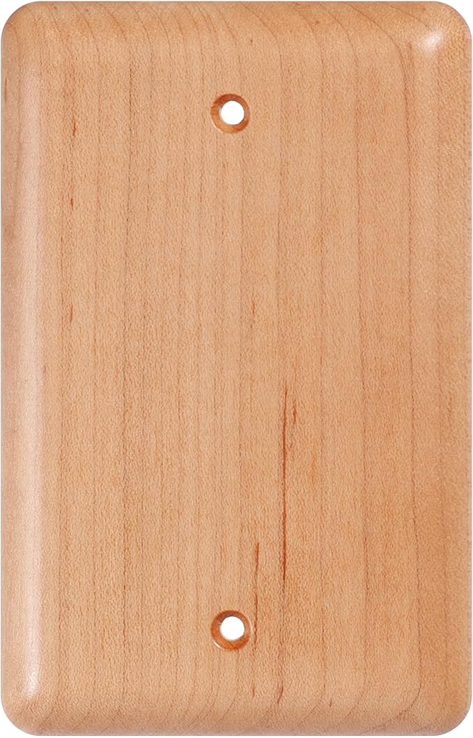 Decorative Wall Plates Maple Wood Cover Plate For Blank Wall Plate Cover