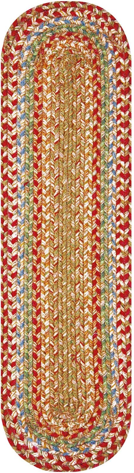 Homespice Azalea Oval Table Runner - 11"x36", Multicolor - Handcrafted with Jute - Rich Colors, Easy to Clean, Durable and Protects Furniture