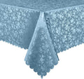 Smiry Rectangle Table Cloth, Waterproof Heavy Duty Vinyl Tablecloths, Wipeable Washable Table Cover for Kitchen and Dining Room (Stone Blue, 52" X 70")