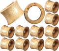 CLEENTABLE Wooden Napkin Rings Set of 12 - Handcrafted Napkin Holder for Dinner Table Decoration, Weddings, Home, Kitchen, Decor, Dinner, Parties, Every Day Use - Durable, Versatile (Brown)