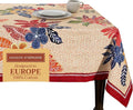 Maison d' Hermine Table Cloth Rectangle Table 100% Cotton 54 x 72 Inches Fall Tablecloth Reusable Everyday Use for Thanksgiving Christmas Decorations Dining Farmhouse Party (Kalahari)