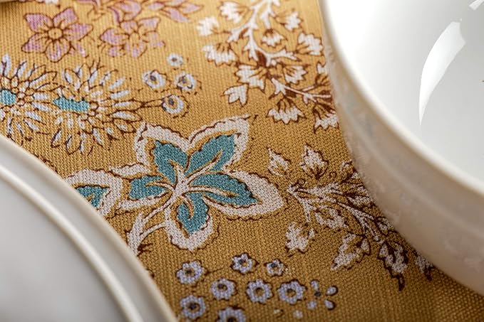 Maison d' Hermine Table Cloth Rectangle Table 100% Cotton 60 x 90 Inches Tablecloth Reusable Decorative for Dining Room Farmhouse Home Valentines Day Decorations Spring Summer - Marquise