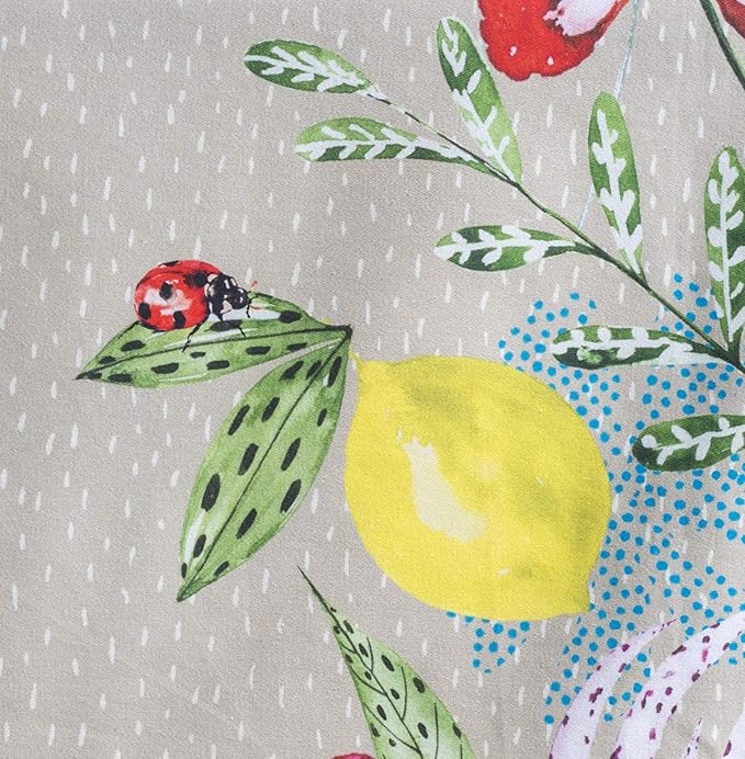 Maison d' Hermine Table Cloth Rectangle Table 100% Cotton 70 x 108 Inches Tablecloth Reusable Decorative for Dining Room Farmhouse Home Valentines Day Decorations Spring Summer - Jardin D'Ete - Fog