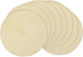 AHHFSMEI Round Braided Placemats 15 Inch Round Table Mats for Dining Tables Natural Woven Heat Resistant Place mats Set of 8 (Beige,8)