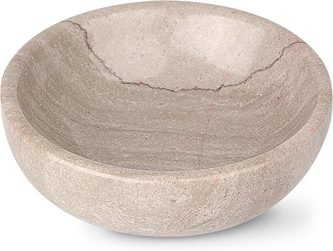 Jewelry Dish,Natural Marble Jewelry Dish,Trinket Tray,Ring Holder,Key Bowl,Unique Jewelry Tray for Home Decoration,Mother's Day,Birthday and Other Holiday Gifts(Yellow Grey)
