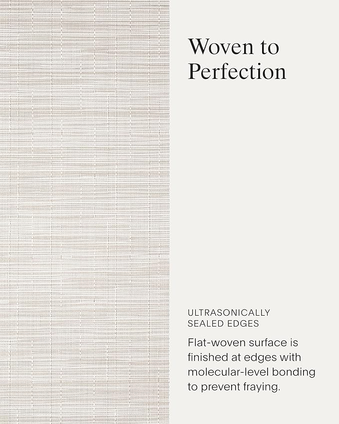 Chilewich Bamboo Placemats Set of 4 - Woven Oval Placemats - Reusable, Stain-Resistant, Indoor/Outdoor Tabletop Protection - 19" x 14" - Coconut