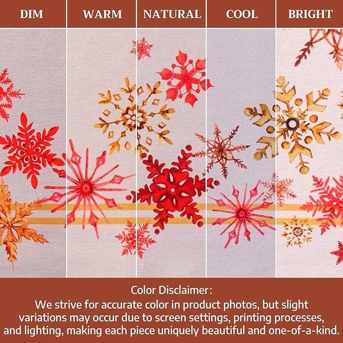Maison d' Hermine Table Cloth Square Table 100% Cotton 54 x 54 Inches Fall Tablecloth Reusable Everyday Use for Thanksgiving Christmas Decorations Dining Farmhouse Party (Crystal Star)