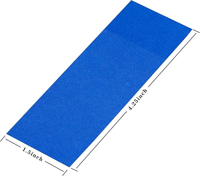 Germiwipe 2500 Pcs Blue Paper Napkin Rings Self-Adhesive,Napkin Bands,Silverware Wraps Bands for Wedding, Family Reunion, Birthday Party