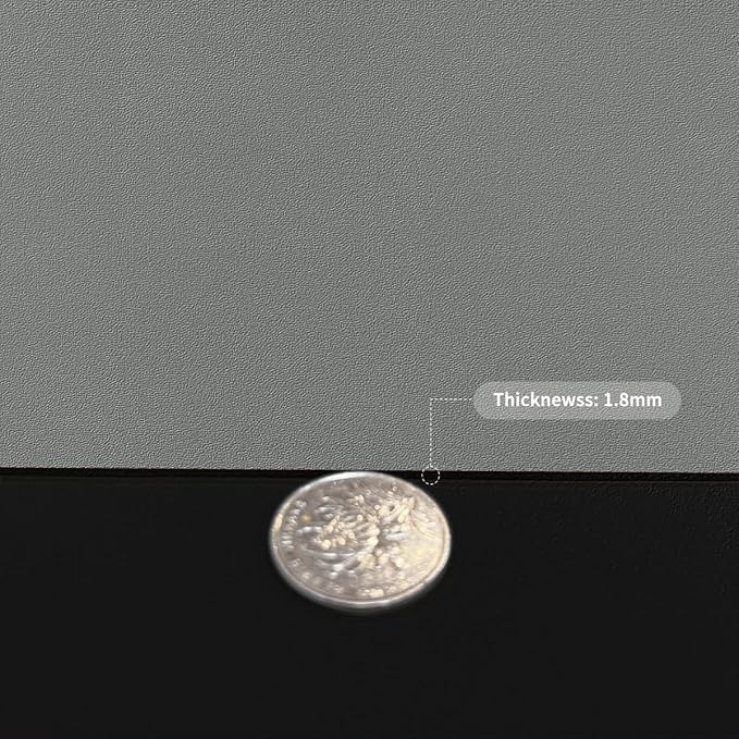 Table Pad for Dining Room Table - Can Be Used On Both Sides Waterproof and Easy to Clean Good Flatness Used for Dining Table(Black+Gray 44x72)