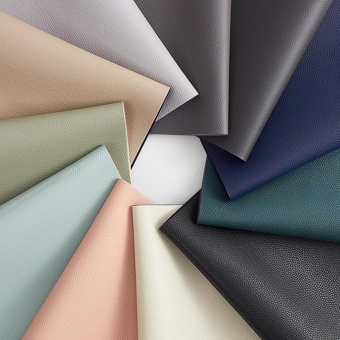 MOSAYT Vinyl Placemats Set of 8, Heat Resistant Place Mats 100% Waterproof Washable & Wipeable Faux Leather Reversible Table Mats for Kitchen Dining Party Indoor Outdoor, 12" x 17", Grey/Teal